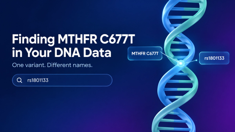 Why MTHFR C677T Can Be Hard to Find in Genome Explorer