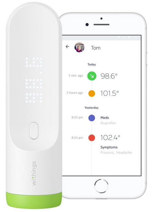 Smart temporal thermometer